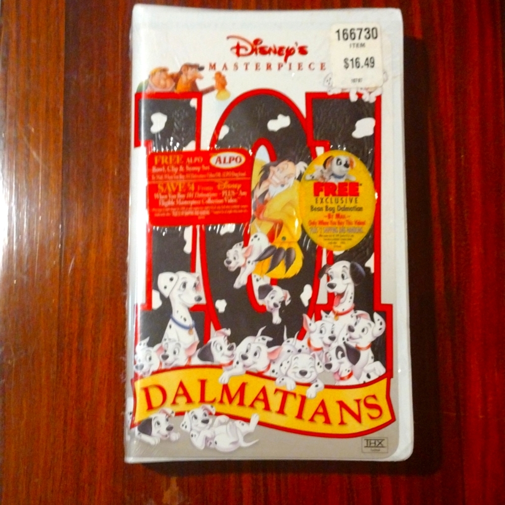 Walt Disney VHS tapes
